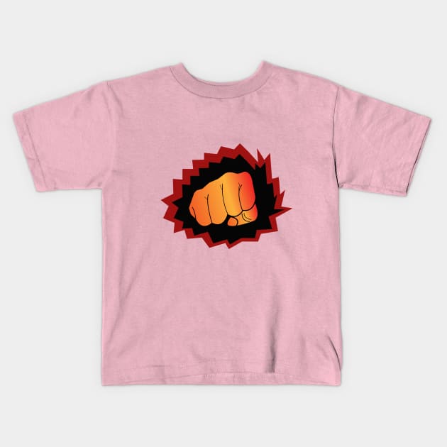 Punch Art Kids T-Shirt by TeeGrafixss